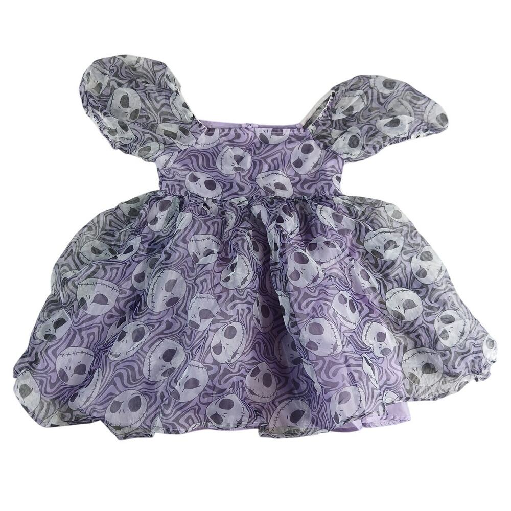 Disney Nightmare Before Christmas Jack Skellington Girls Large Halloween NWT